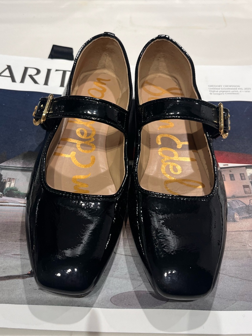Sam Edelman Michaela Black Mary Jane Flat